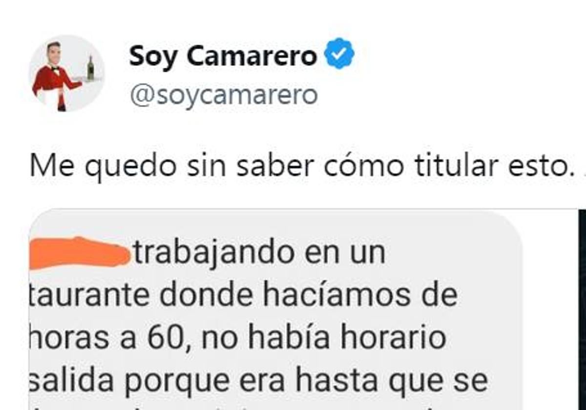 Los camareros de este restaurante recibieron insultos por una queja de un comensal.