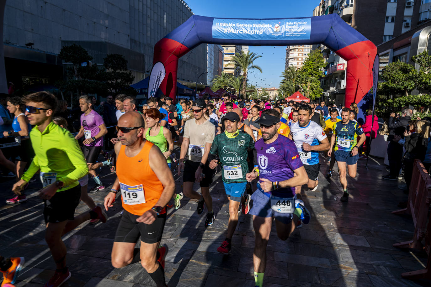 Marcha solidaria en Murcia