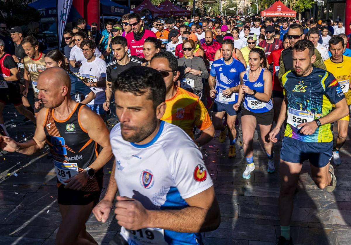 Marcha solidaria en Murcia