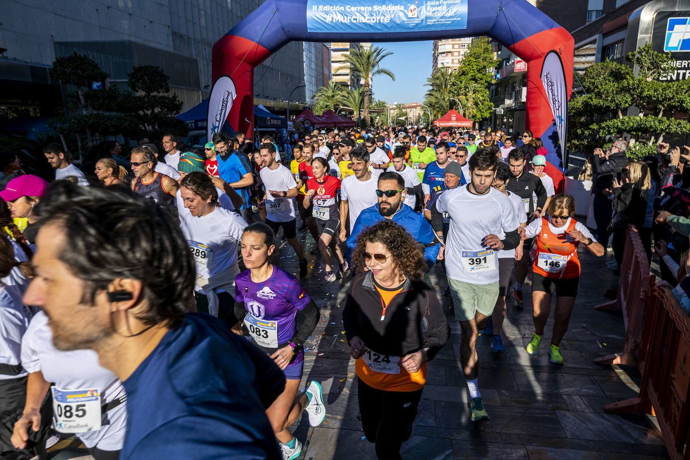 Marcha solidaria en Murcia