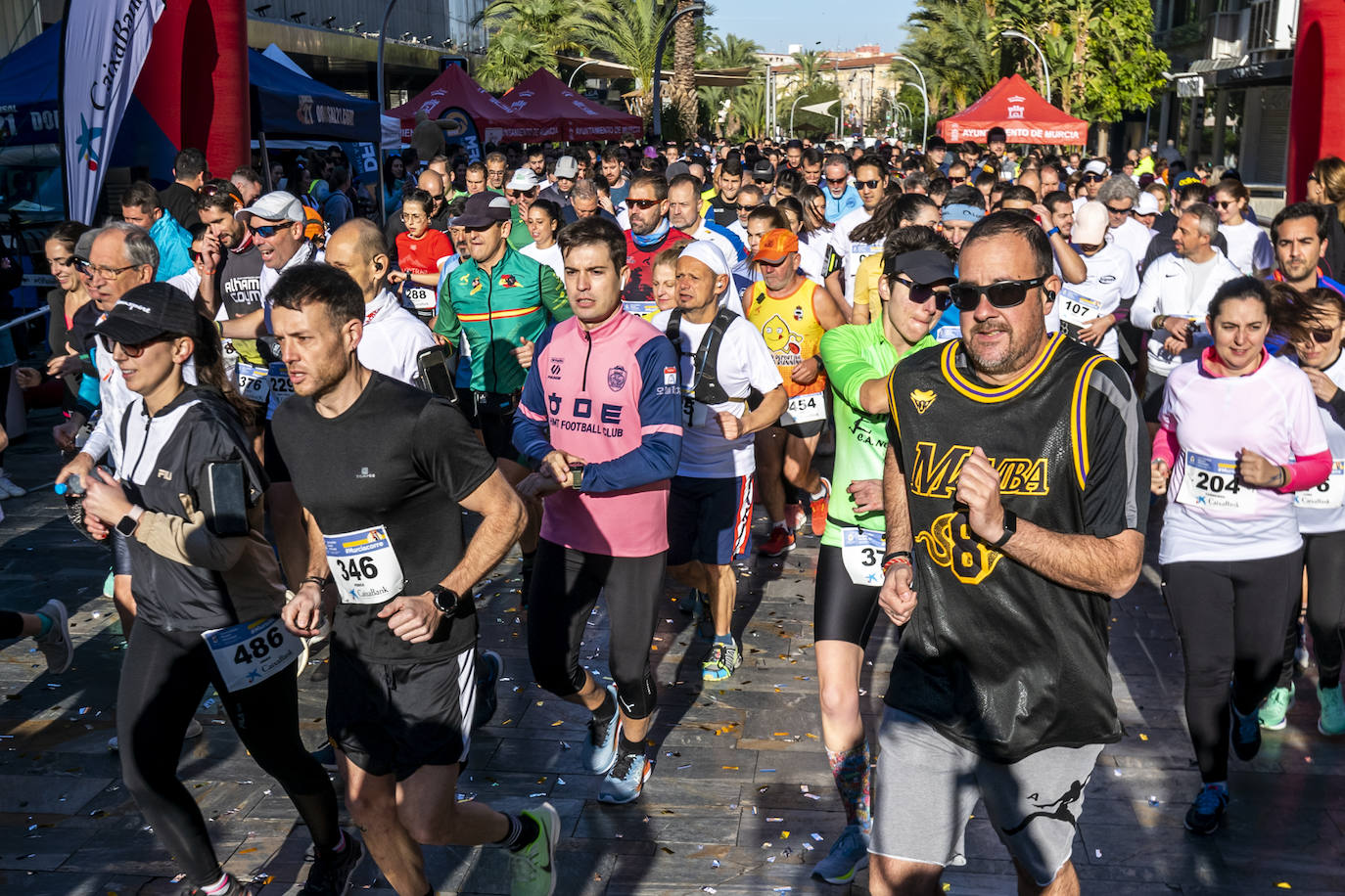 Marcha solidaria en Murcia