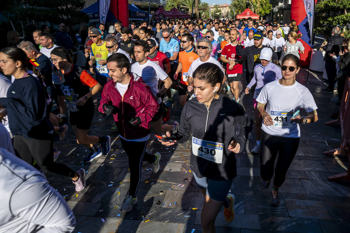 Marcha solidaria en Murcia