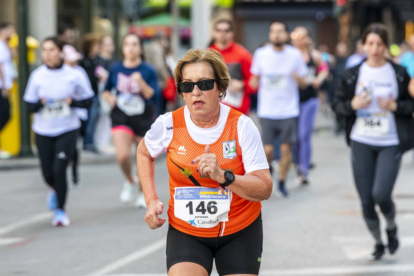 Marcha solidaria en Murcia