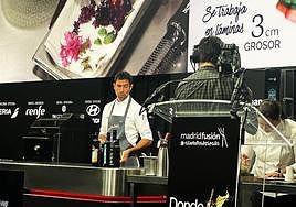 Juan Guillamón, este martes, durante su ponencia.