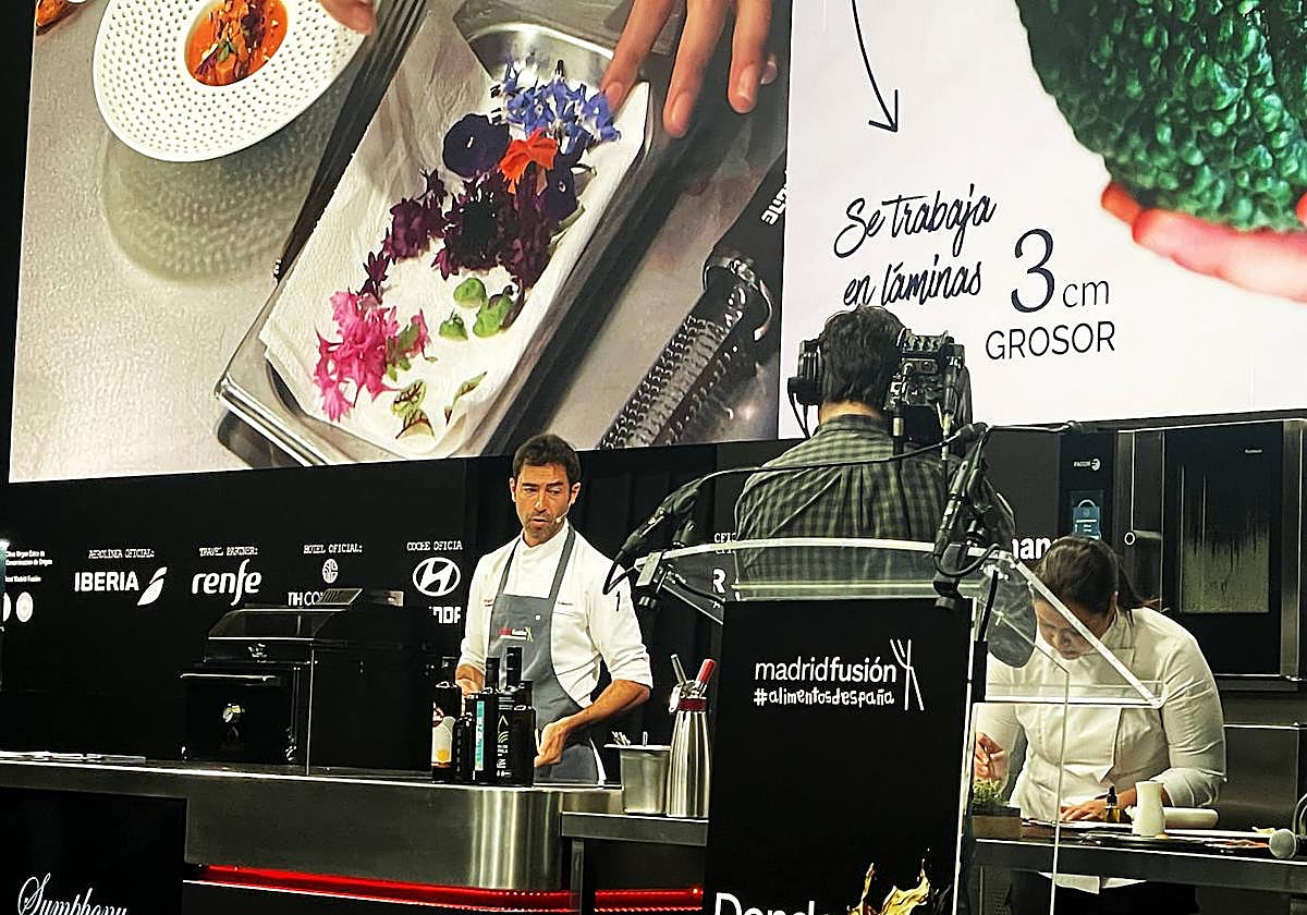 Juan Guillamón, este martes, durante su ponencia.