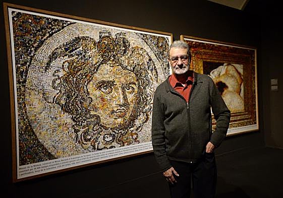 Joan Fontcuberta, en la exposición 'Nemotipos' de la Sala Verónicas de Murcia.