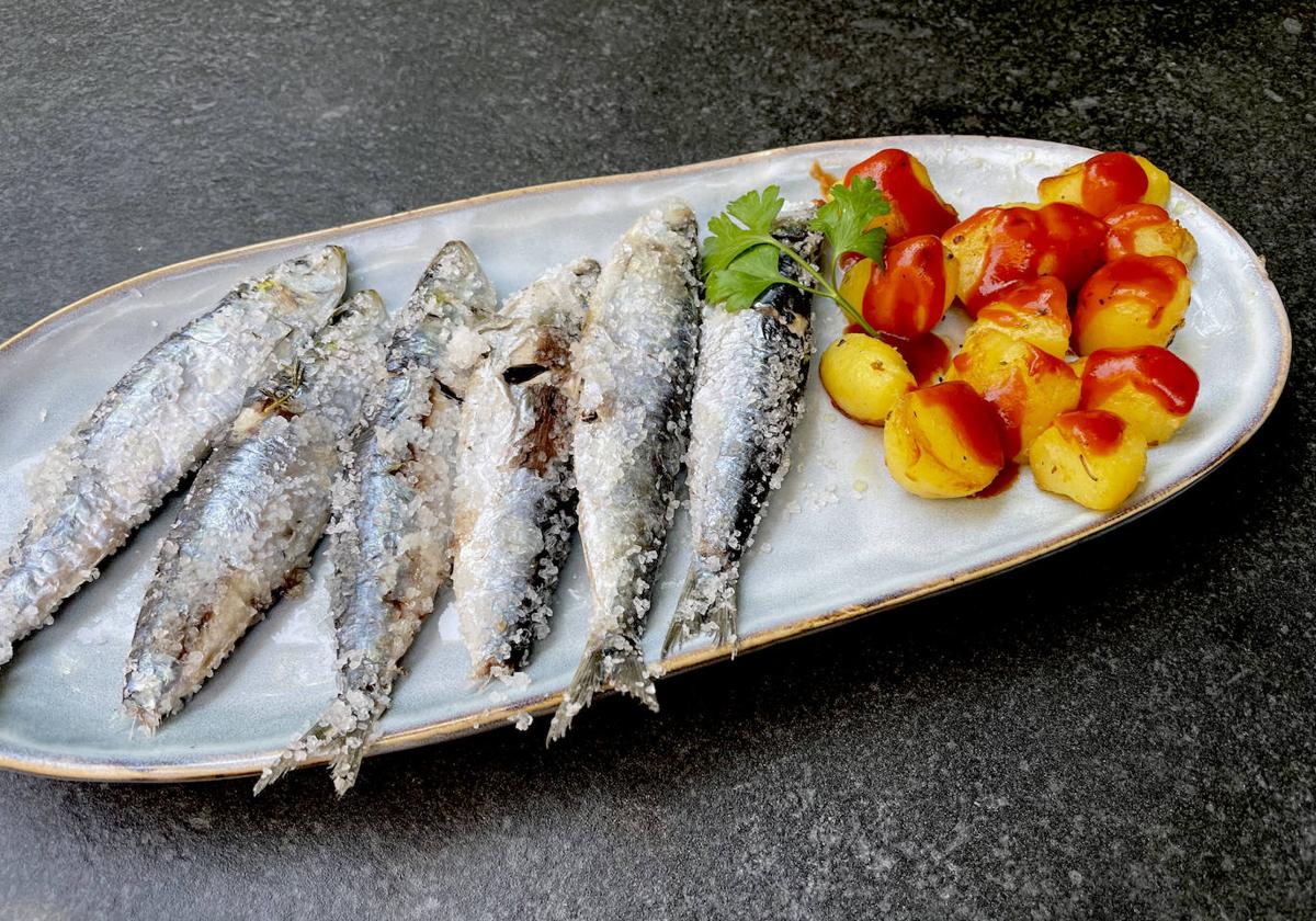 Sardinas a la sal.