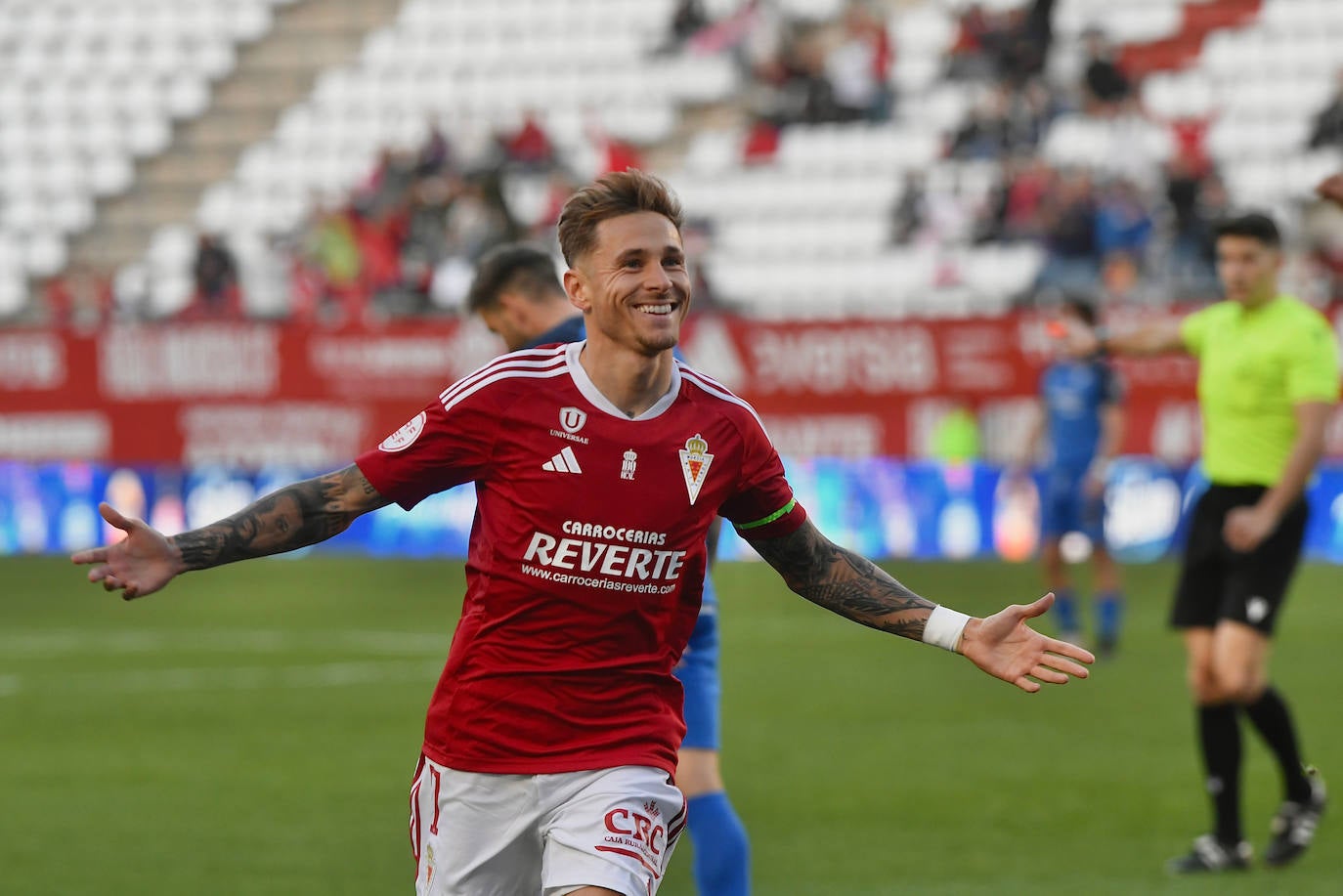 La victoria del Real Murcia frente al San Fernando, en imágenes