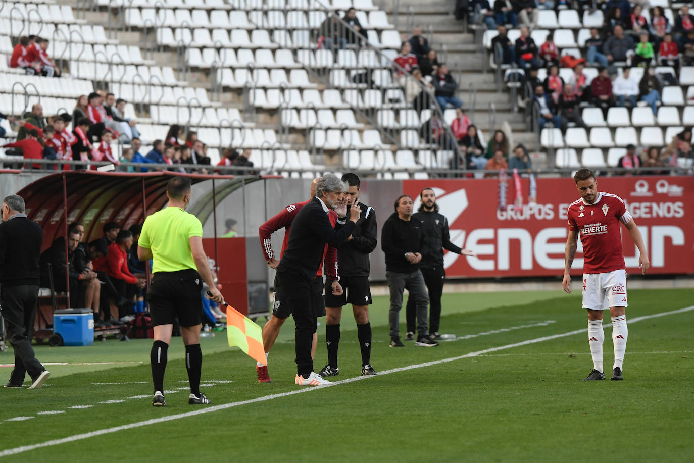 La victoria del Real Murcia frente al San Fernando, en imágenes