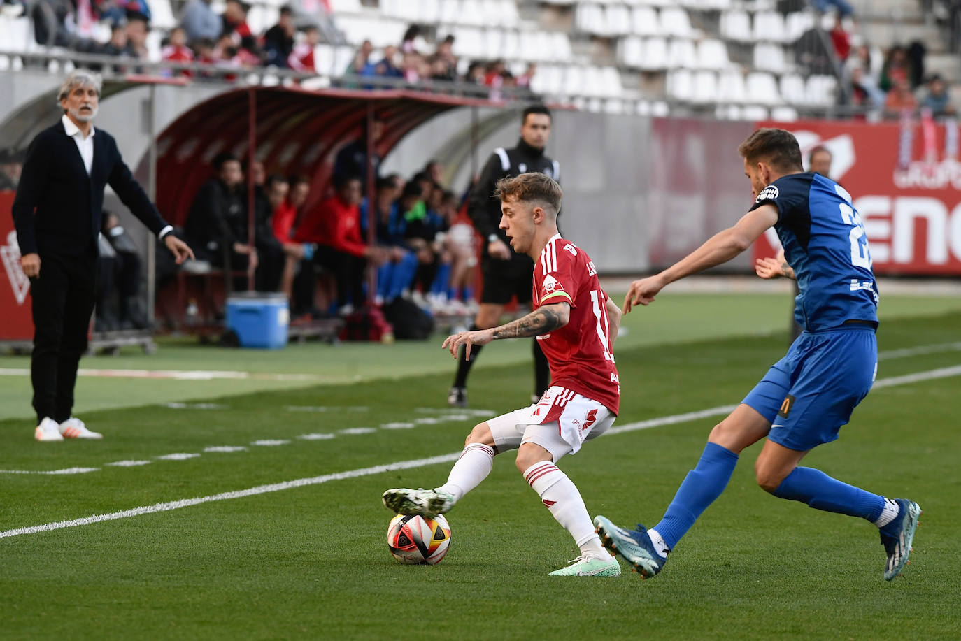 La victoria del Real Murcia frente al San Fernando, en imágenes