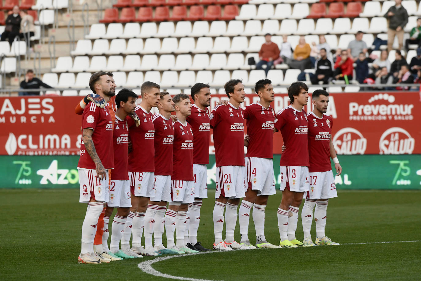 La victoria del Real Murcia frente al San Fernando, en imágenes