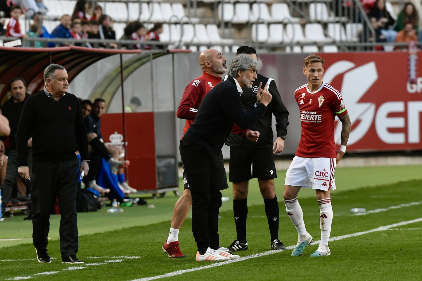 La victoria del Real Murcia frente al San Fernando, en imágenes