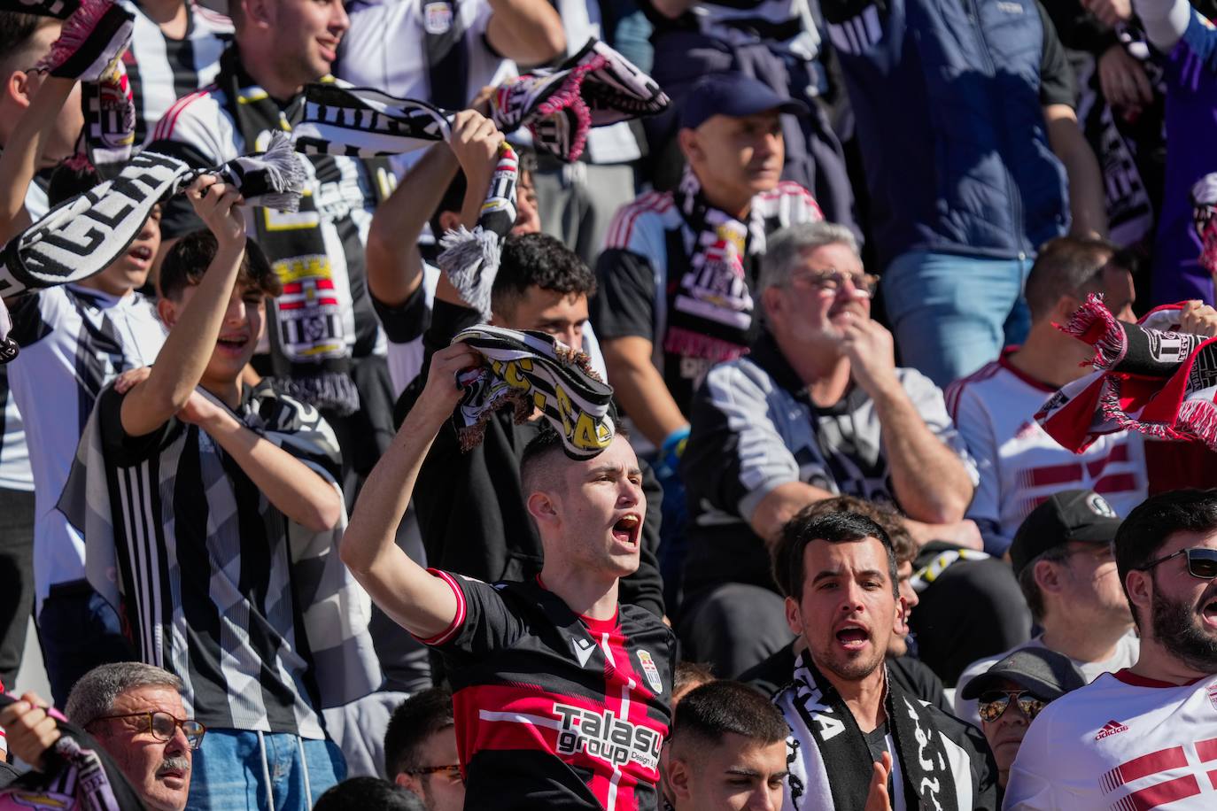 El empate del Cartagena frente al Albacete, en imágenes