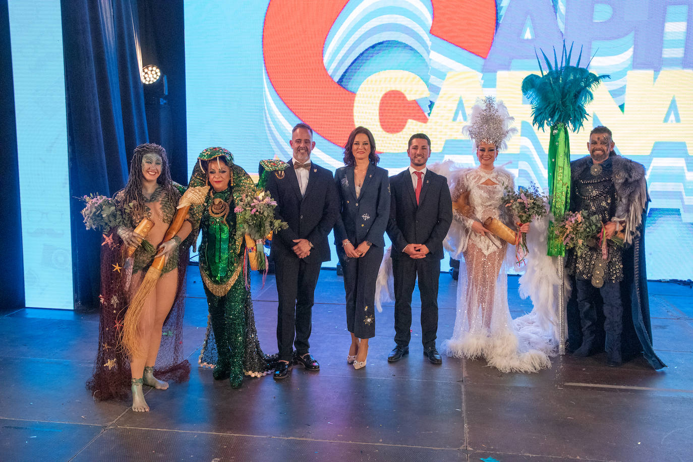 Gala de intercambio de poderes del Carnaval de Águilas, en imágenes