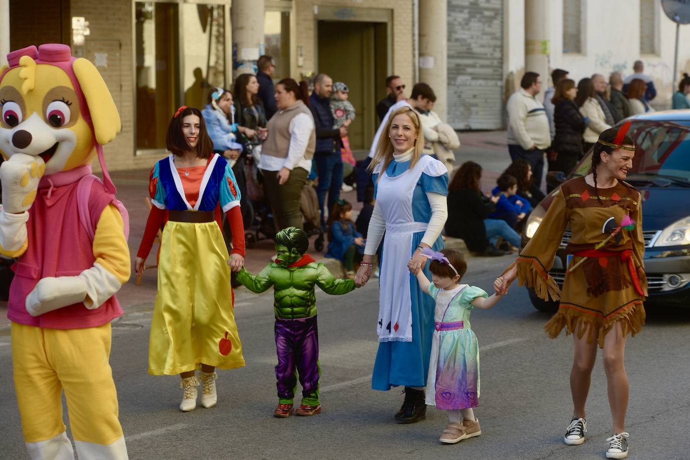 El desfile infantil del Carnaval de Beniaján, en imágenes