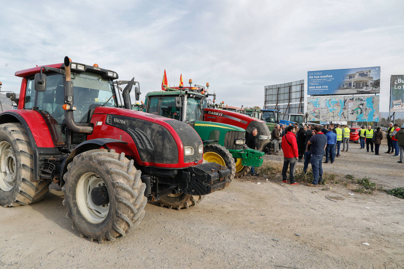 Las imágenes de la tractorada en Lorca