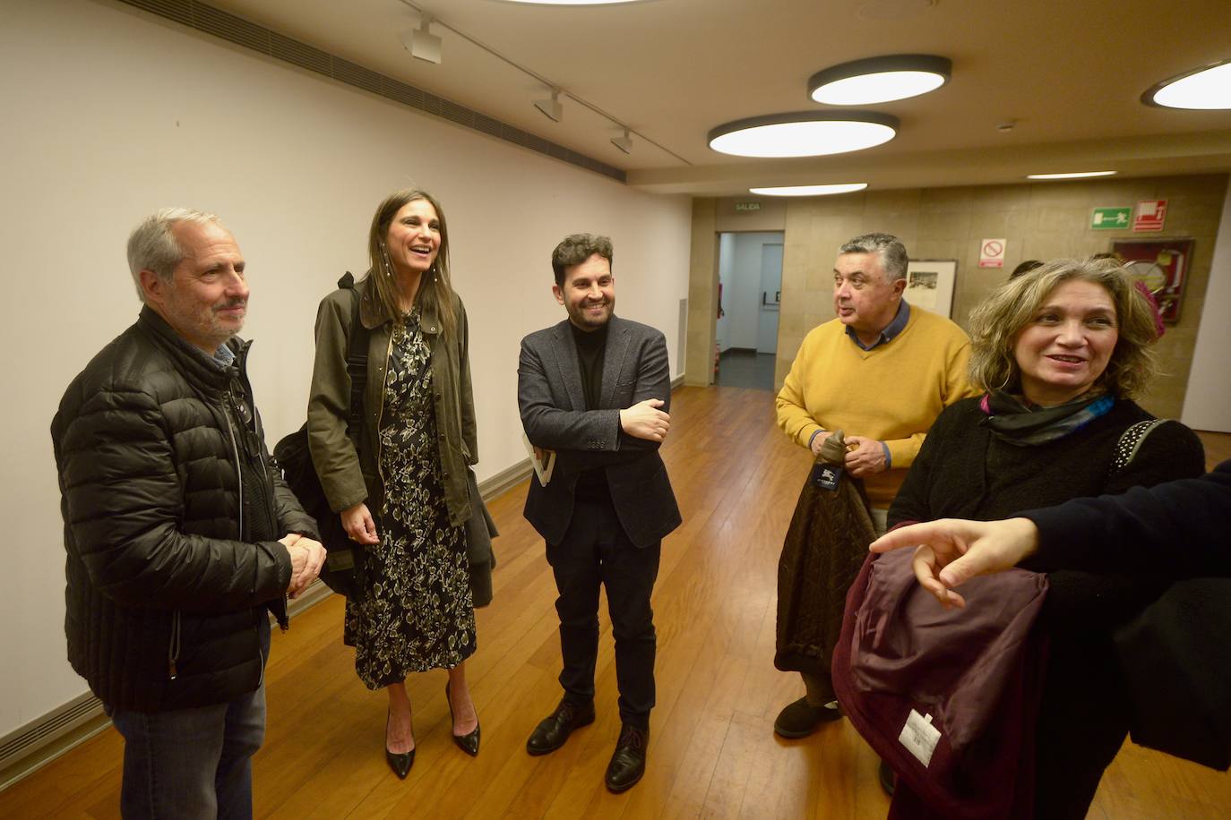 Imágenes de María José Solano en el Aula de Cultura de LA VERDAD