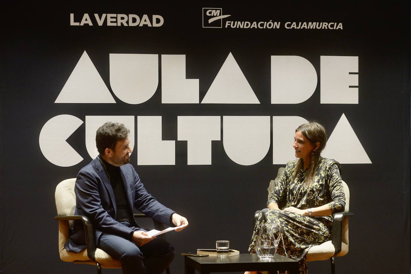 Imágenes de María José Solano en el Aula de Cultura de LA VERDAD