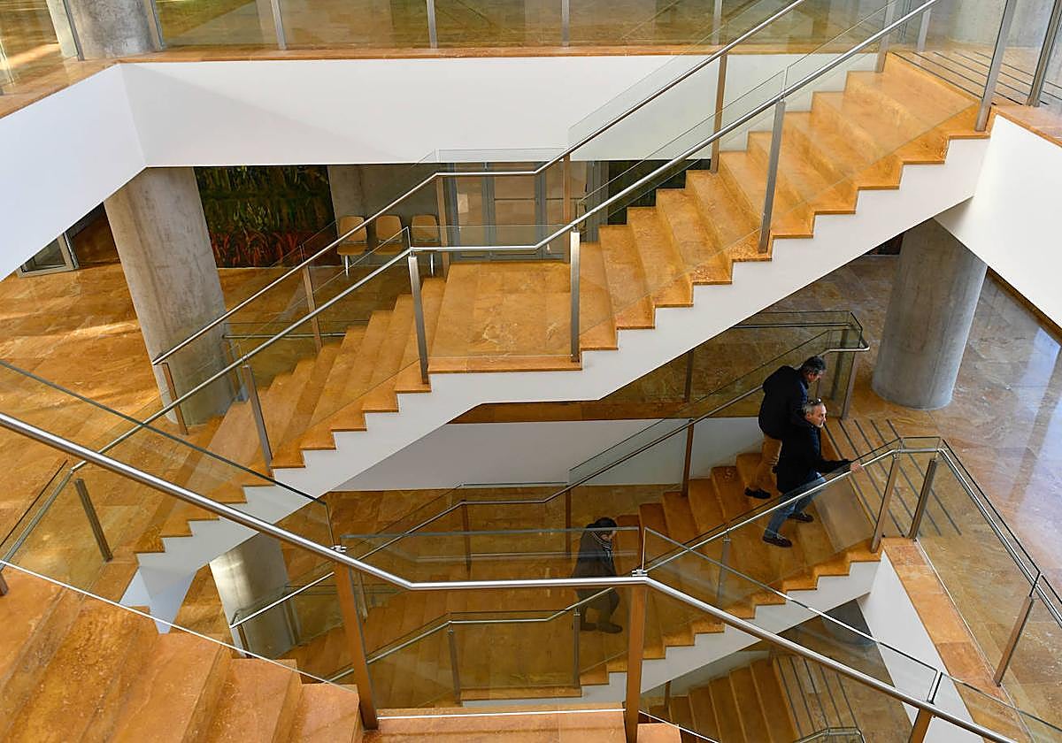 Interior de la Ciudad de la Justicia.