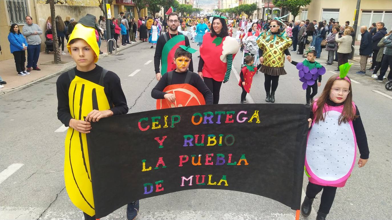 Primer desfile del Carnaval de Mula, en imágenes