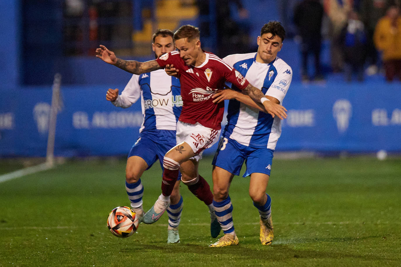 La victoria del Real Murcia frente al Alcoyano, en imágenes