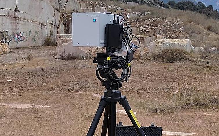 Imagen - Cámara espectral en la cantera de la Sierra de Quípar