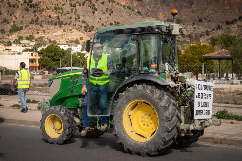 La tractorada de los organizaciones agrarias por la Vega Baja no logra cortar la A-7