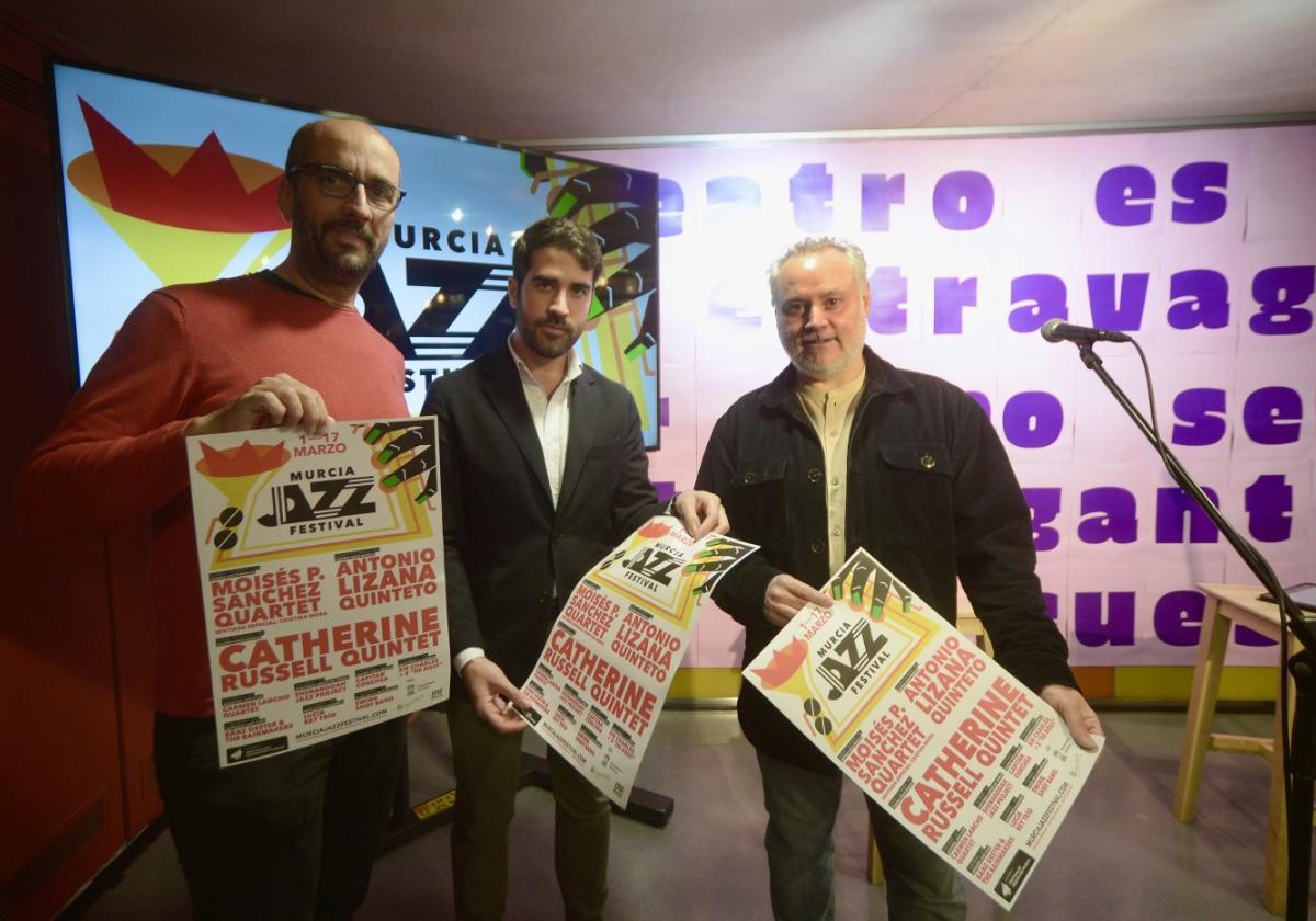 Juan Pablo Soler, Diego Avilés y José Joaquín Baeza, ayer.