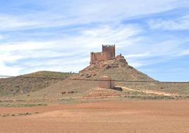 Imagen del Castillo de la Raya en Monteagudo de las Vicarías, Soria.
