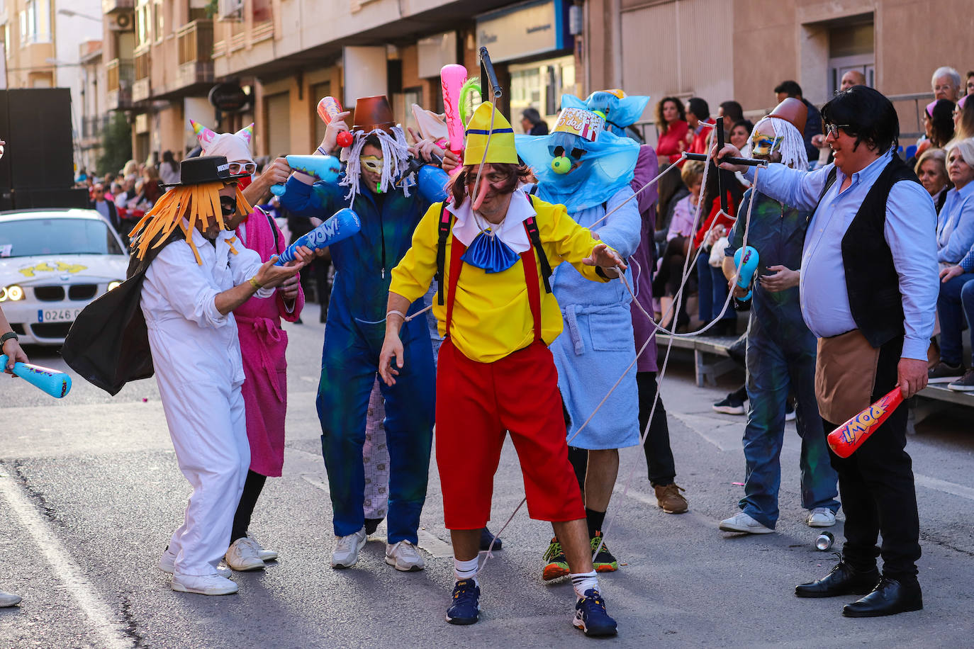 El último gran desfile de grupos del Carnaval de Cabezo de Torres, en imágenes