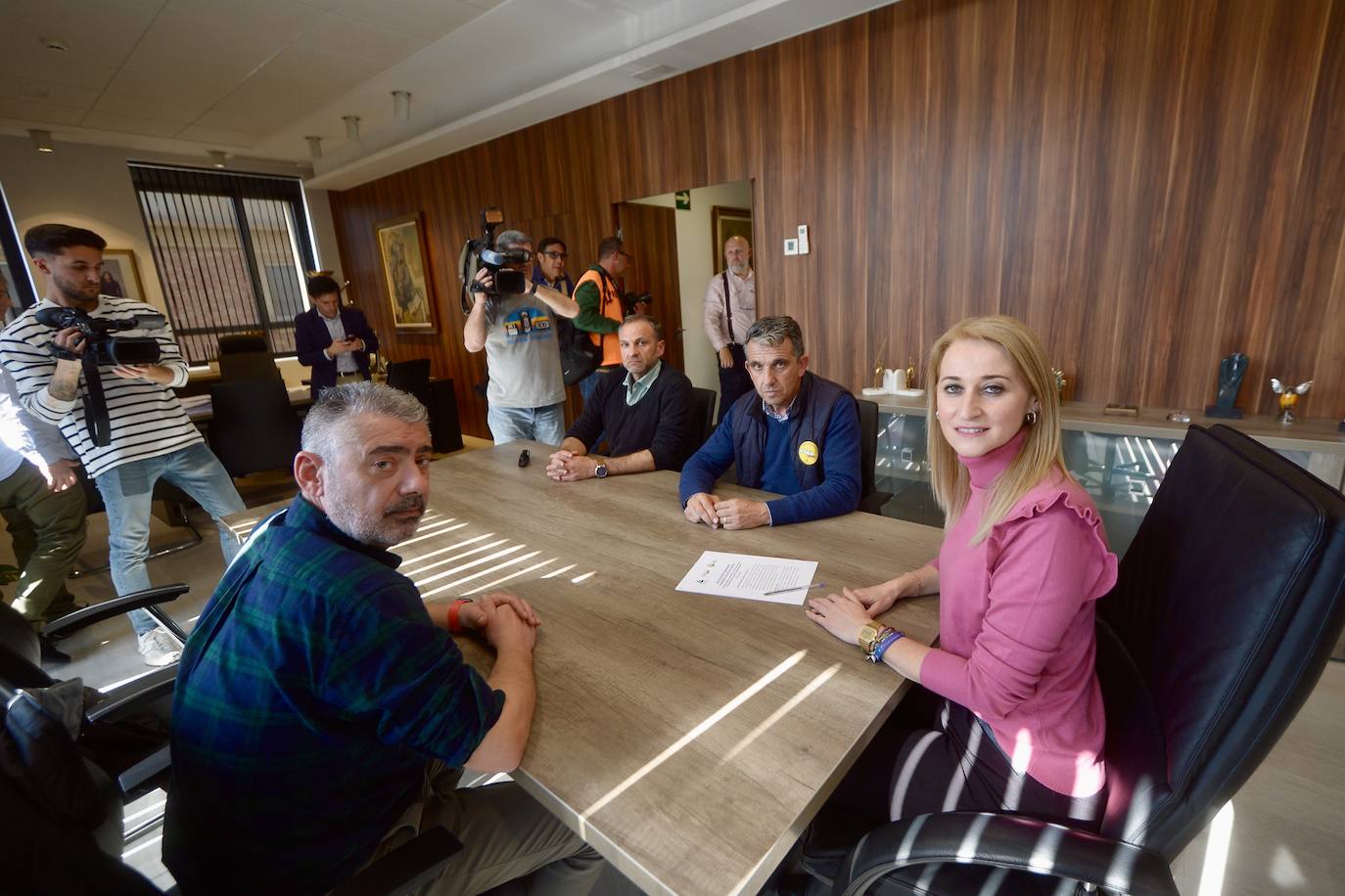 Las protestas de los agricultores llegan a Murcia el 21-F, en imágenes