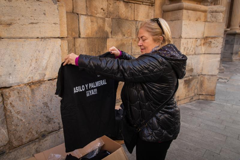 La protesta del Ampa del Centro Oriol, en imágenes