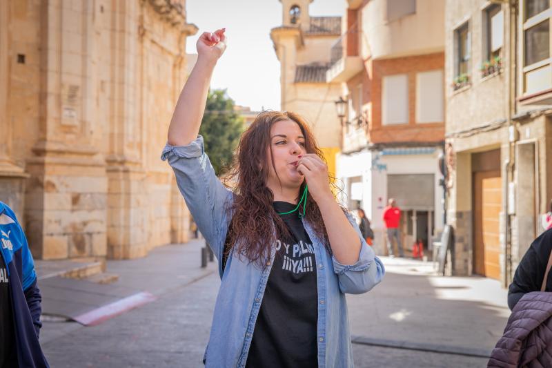 La protesta del Ampa del Centro Oriol, en imágenes