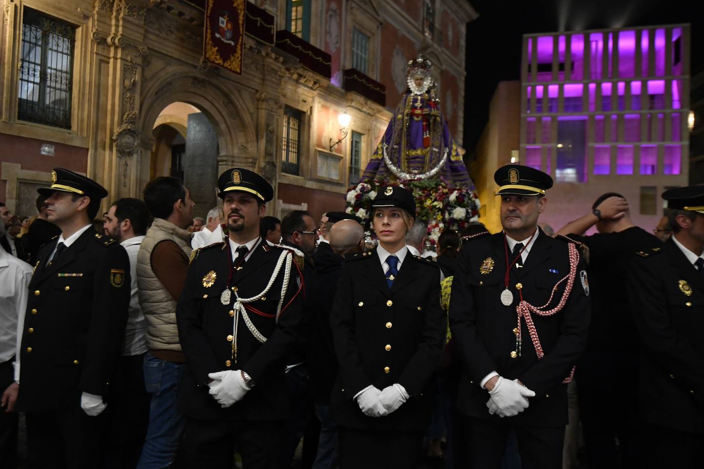 El regreso de la Virgen de la Fuensanta a la Catedral de Murcia, en imágenes