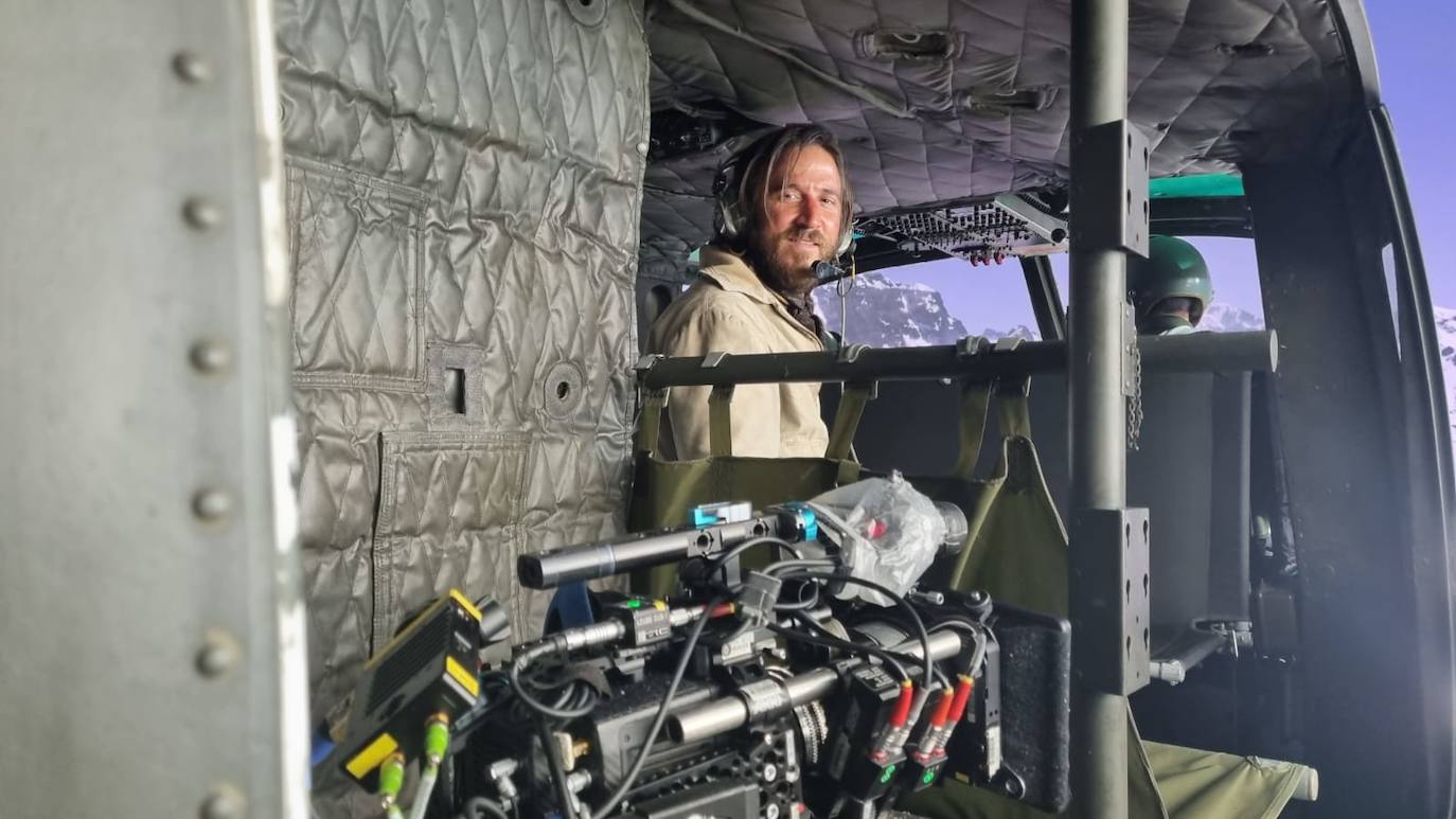 El rodaje de José María Alvarado en &#039;La Sociedad de la Nieve&#039;, en imágenes