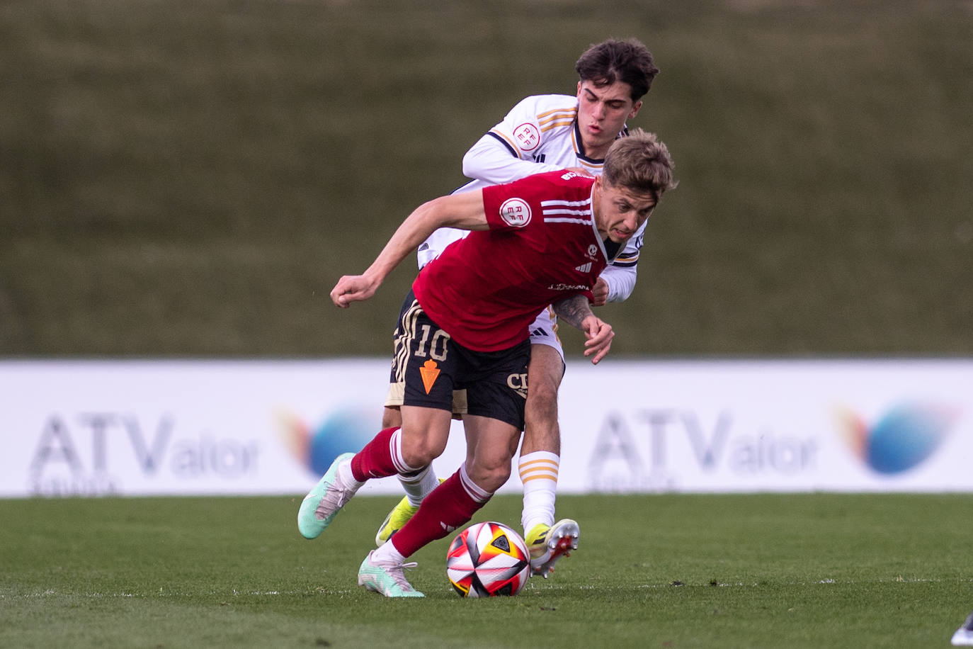 El partido del Real Murcia contra el Real Madrid Castilla, en imágenes