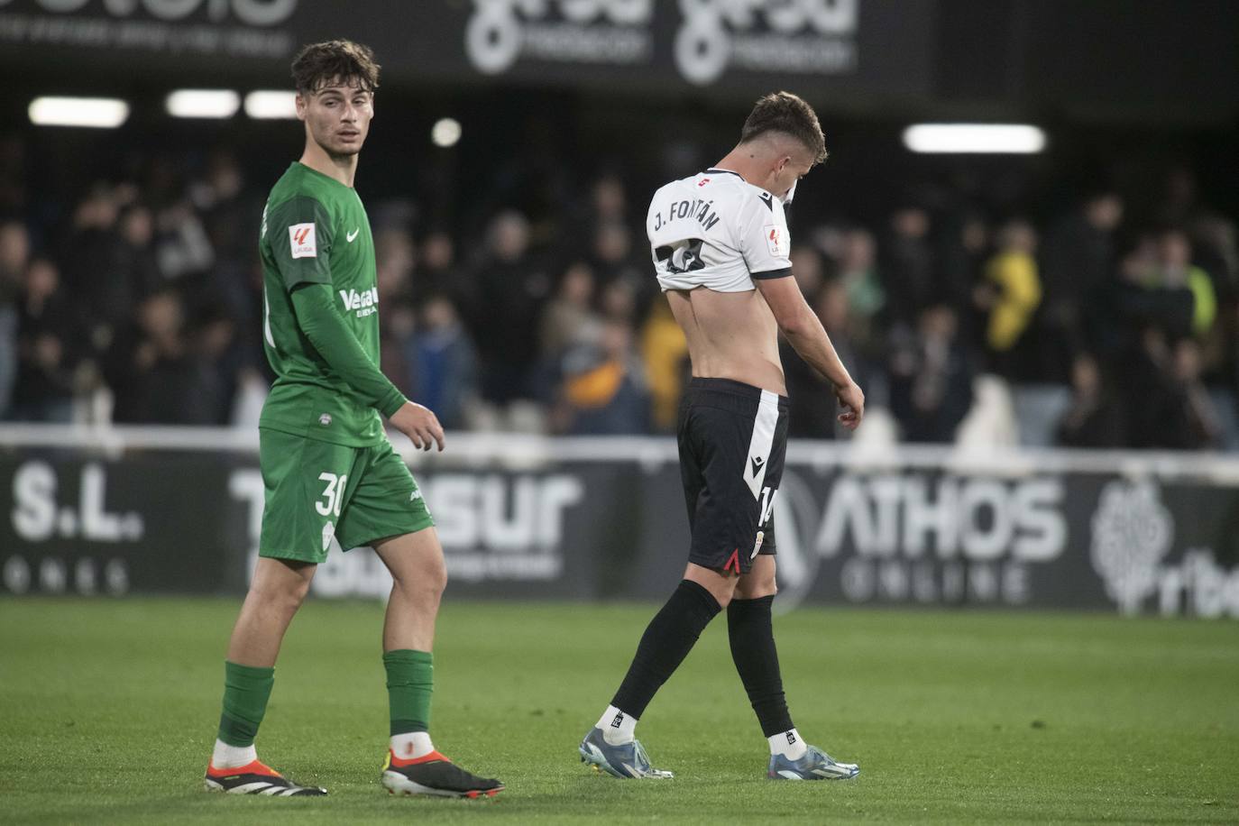 La derrota del Cartagena frente al Elche, en imágenes