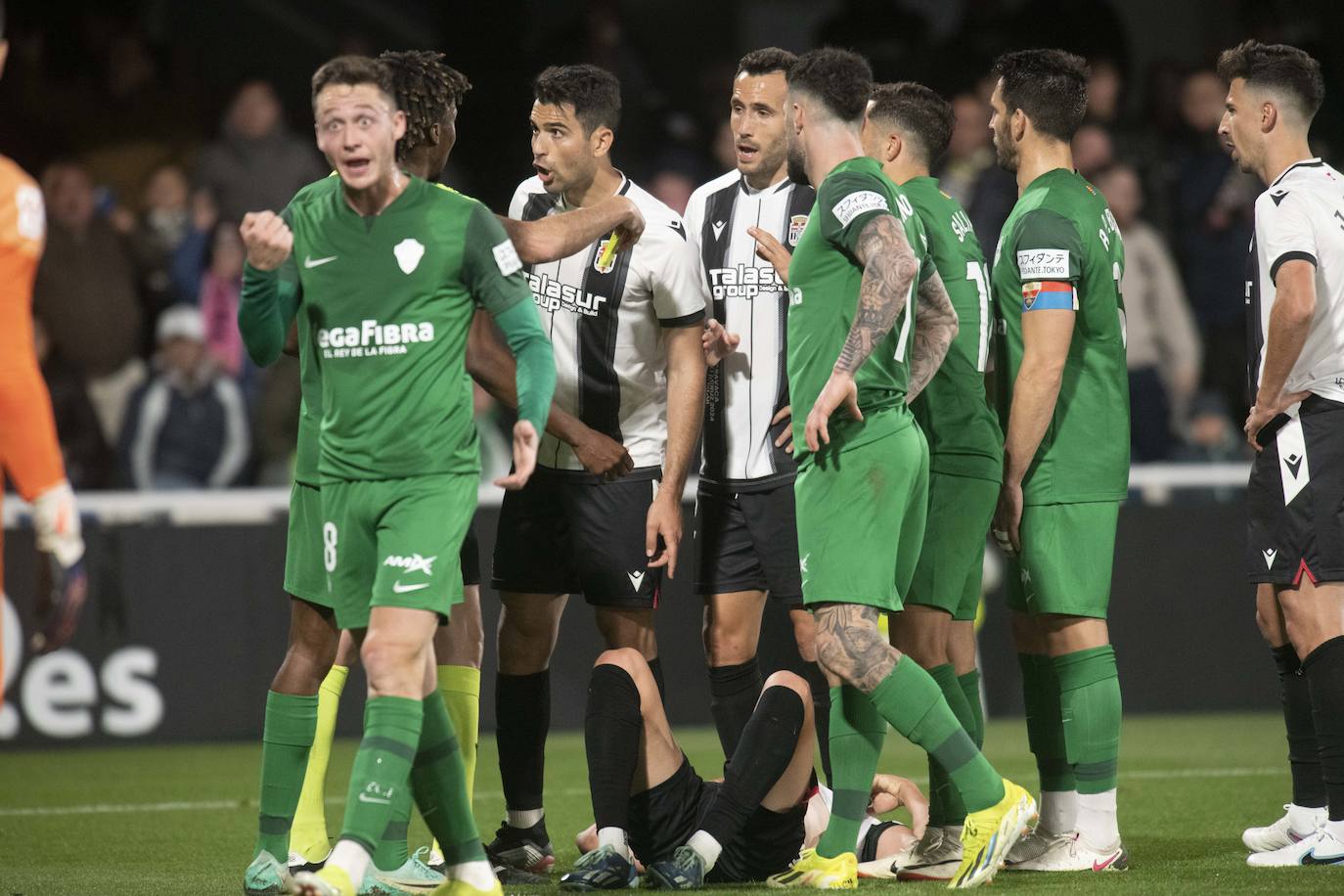 La derrota del Cartagena frente al Elche, en imágenes