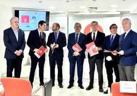 La presentación del 'Informe sobre las pequeñas y medianas empresas en la Región de Murcia 2023'.