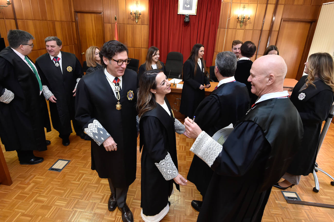 Acto de juramento de cinco nuevos jueces de la Escuela Judicial con destino a la Región de Murcia