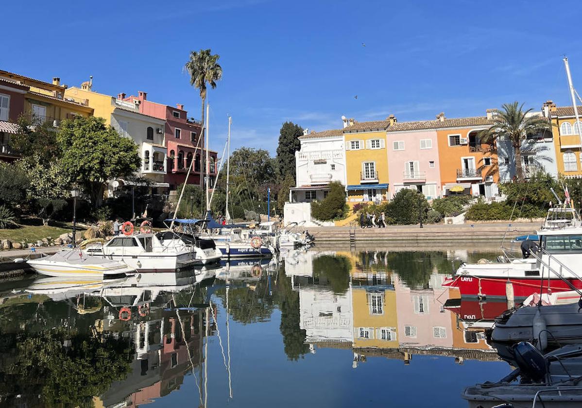 Uno de los rincones de esta urbanización.