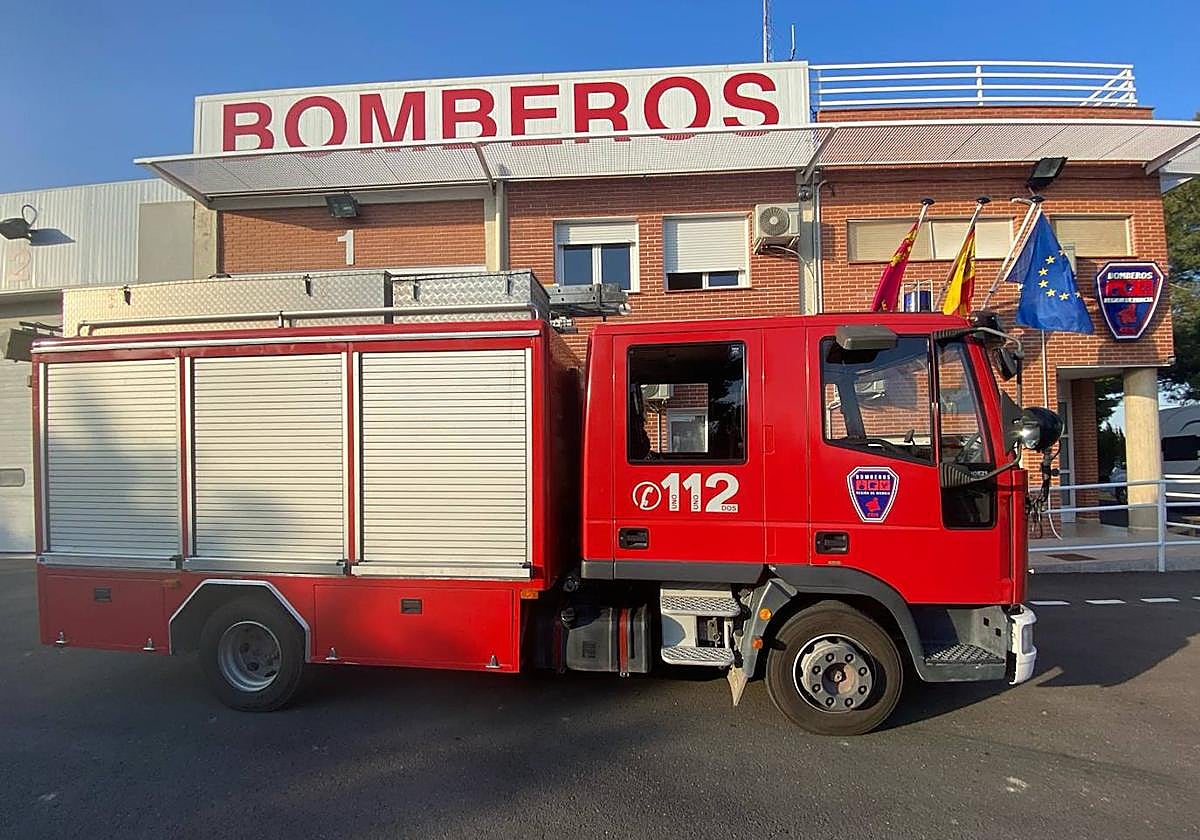 Exterior del parque de bomberos.