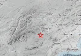 Un terremoto se deja sentir en Caravaca de la Cruz este viernes