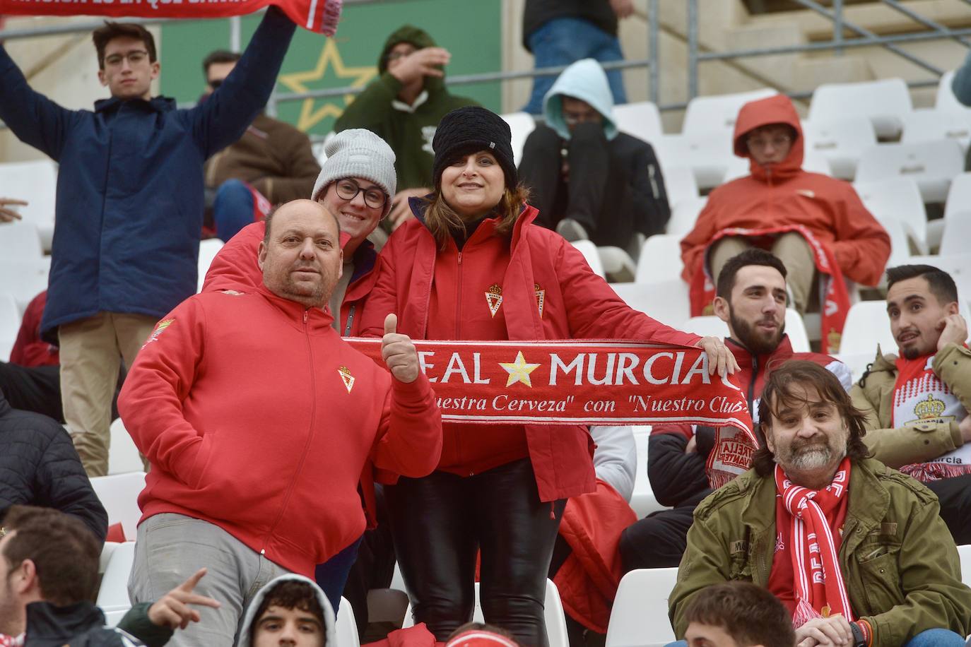 La victoria del Real Murcia frente al Recreativo, en imágenes