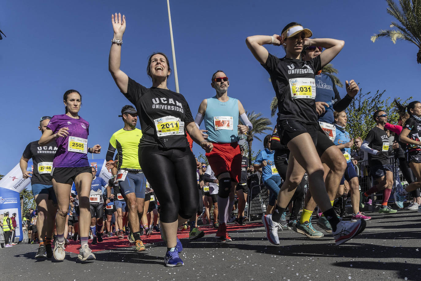 La Media Maratón de Cartagena 2024, en imágenes