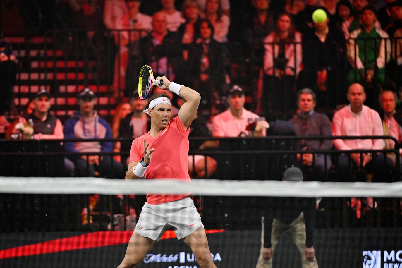 El partido entre Carlos Alcaraz y Rafa Nadal, en imágenes