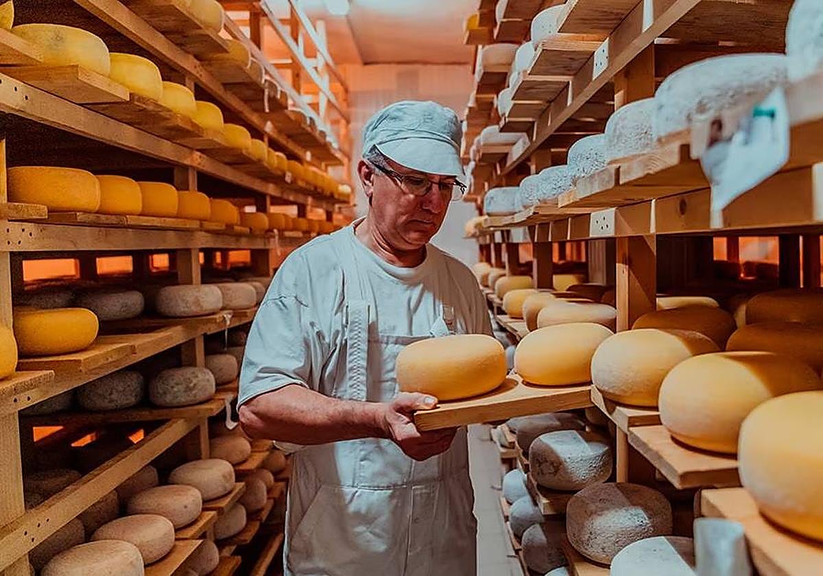 Un productor de queso.