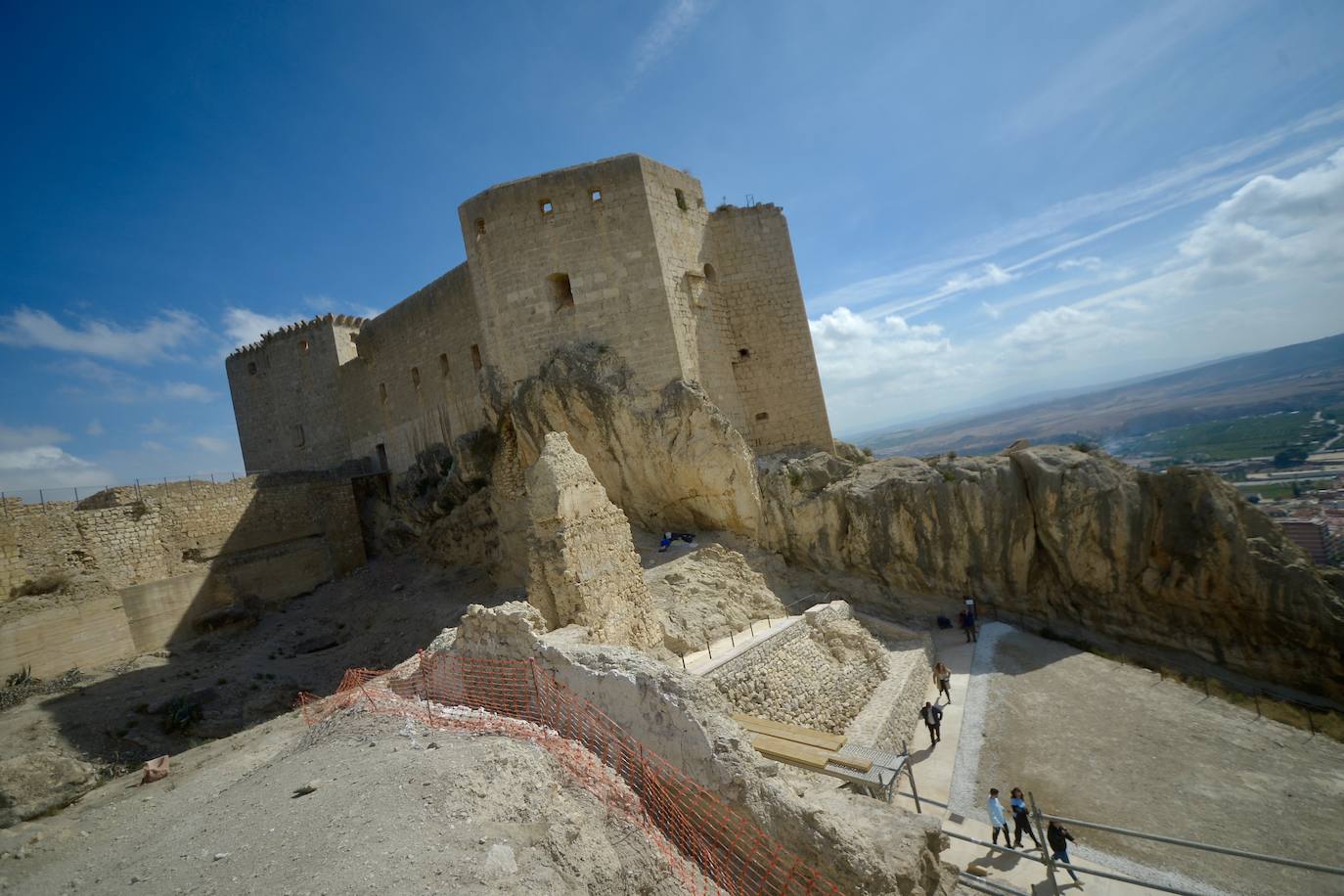 Toma de posesión del Castillo de Mula, en imágenes