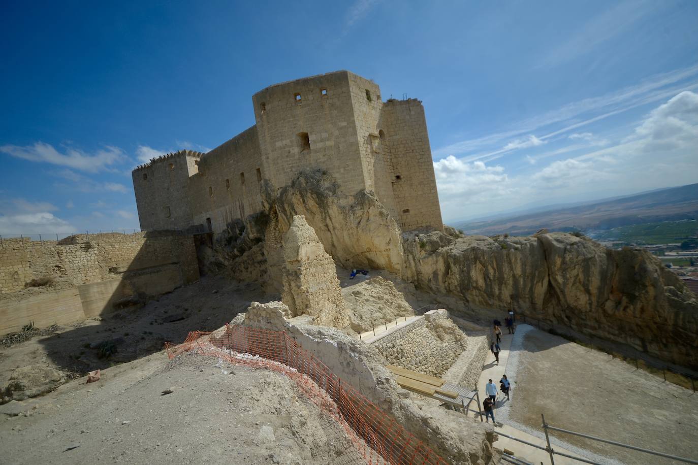 Toma de posesión del Castillo de Mula, en imágenes