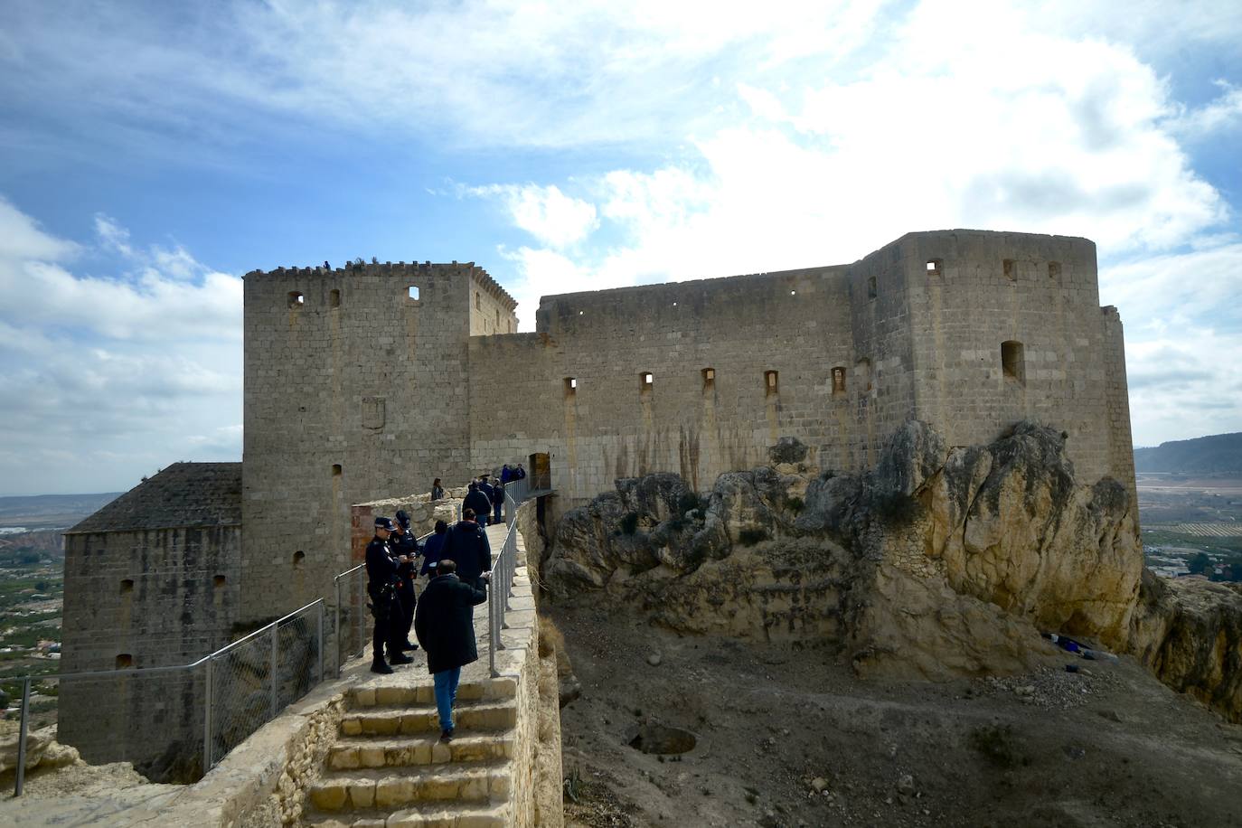 Toma de posesión del Castillo de Mula, en imágenes